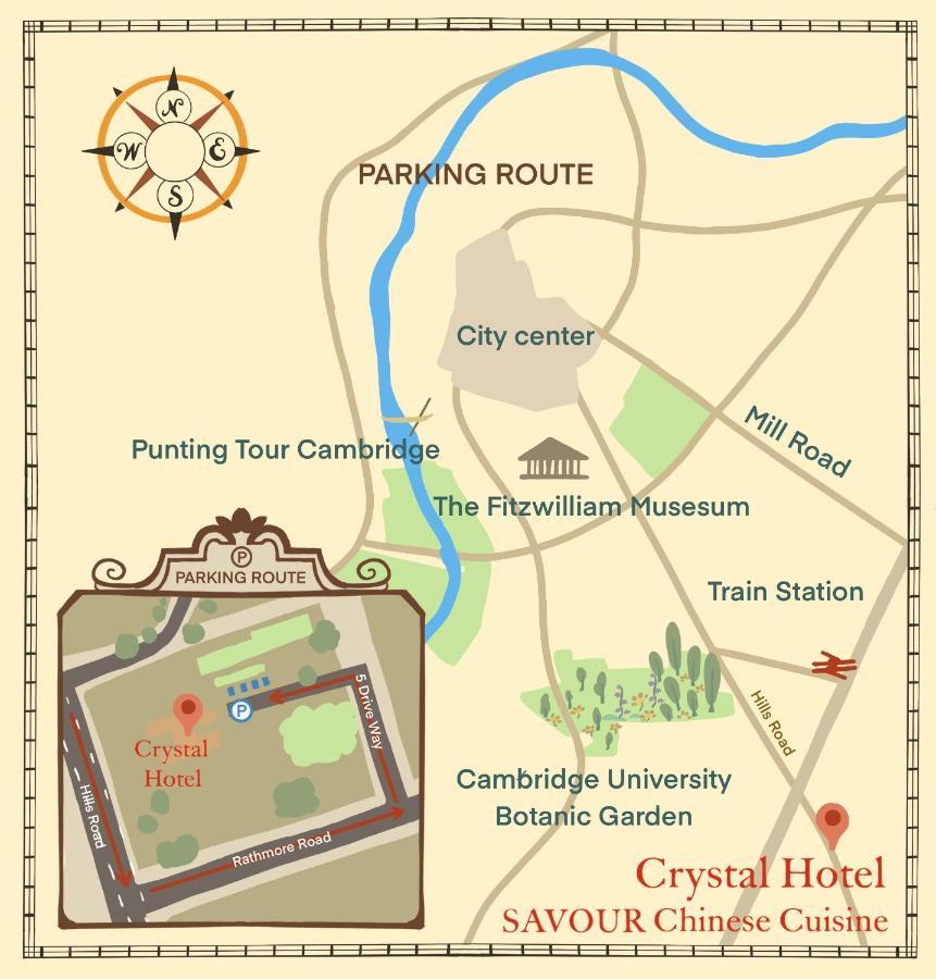 Crystal Hotel & Savour Cambridge  Luaran gambar